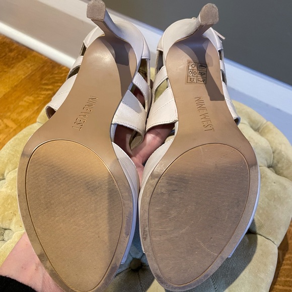 Nine West Leather Stiletto Sandals - Picture 6 of 6